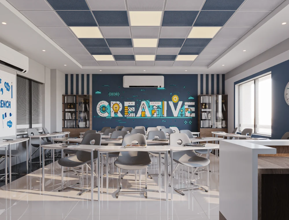 위키런 데모 학원 인테리어